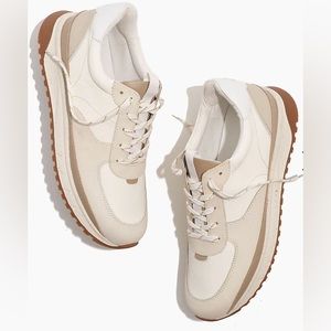 Madewell Kickoff Trainer sneakers in leather. Mens 8/Women 9.5